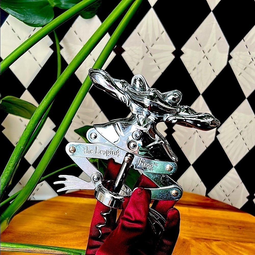 Vintage Silver Corkscrew – "The Leaping Frog"