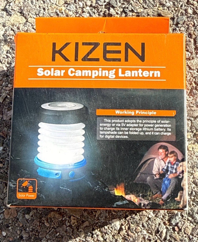 Compact Camping Lantern - Rechargeable, Water-Resistant & Lightweight