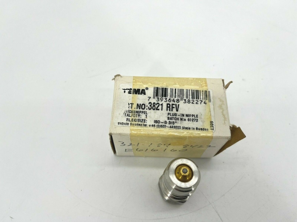 New Tema 3821RFV Hydraulic Quick Coupling