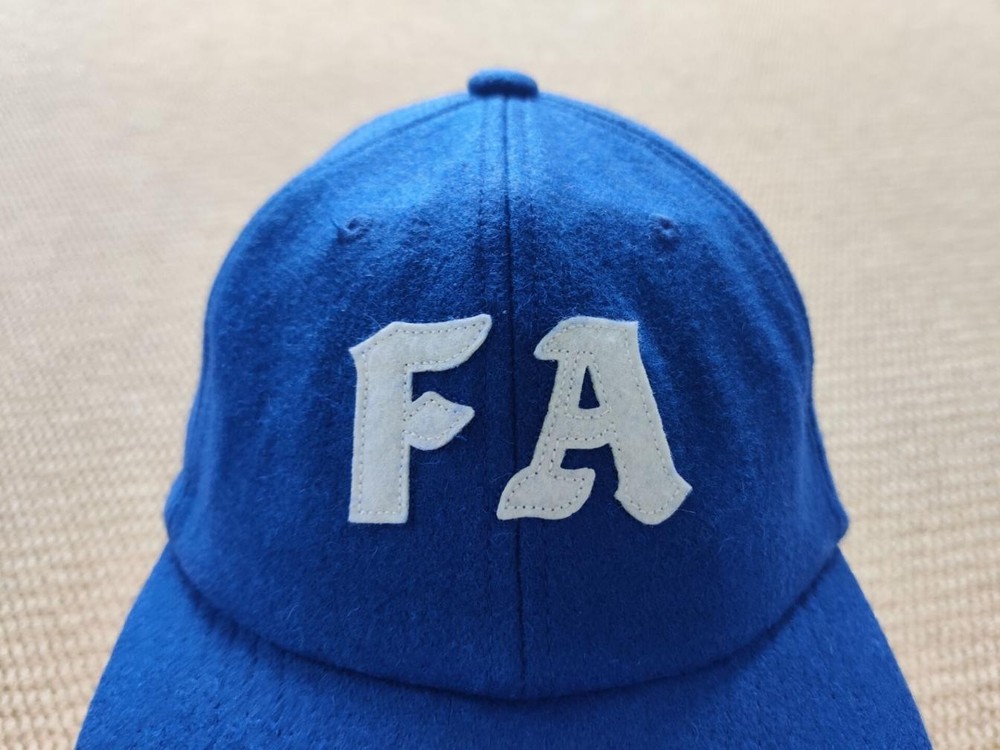 Fcking Awesome FA CLG Wool Embroidered 6-Panel Cap Unisex Strapback Hat Blue