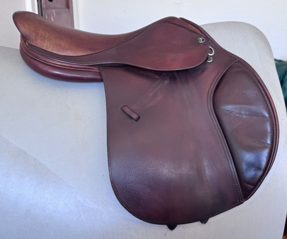 17.5" Tad Coffin A5G Performance Saddle - Grain / Calf - Gorgeous!