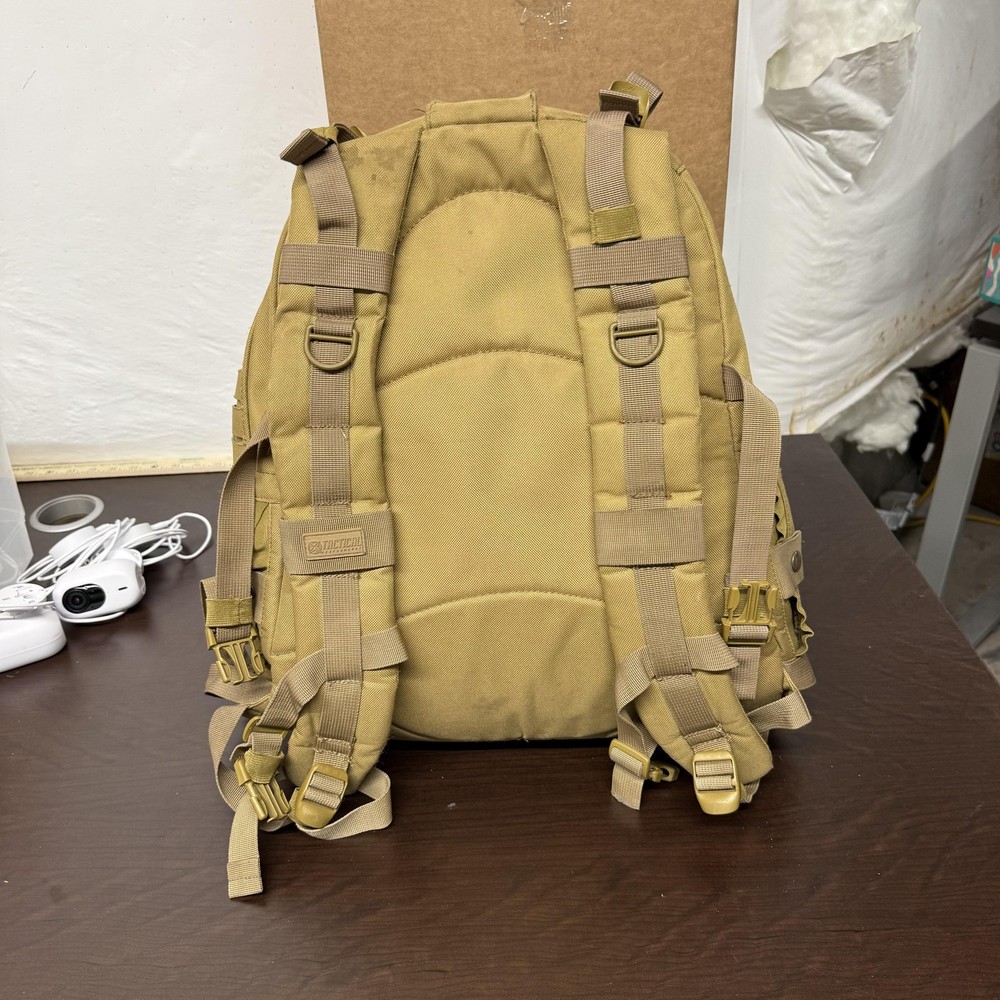 Tactical Performance MOLLE Tactical Backpack Beige Hunting Gear Bag One Size