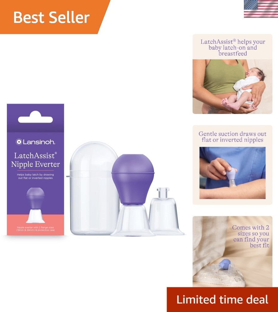 Gentle Nipple Everter with Protective Case - Perfect for Breastfeeding Support