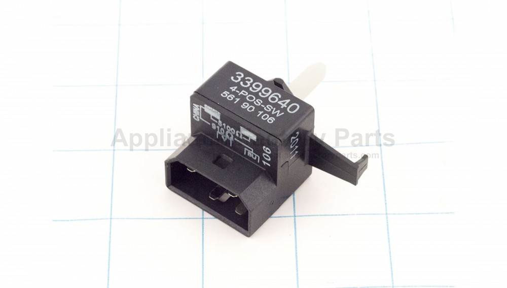 Whirlpool WP3399640 SWITCH DR