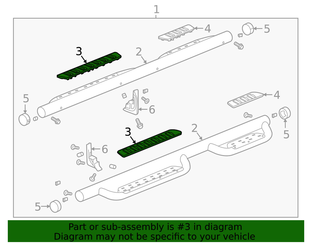 Genuine GM Step Pad 23134111