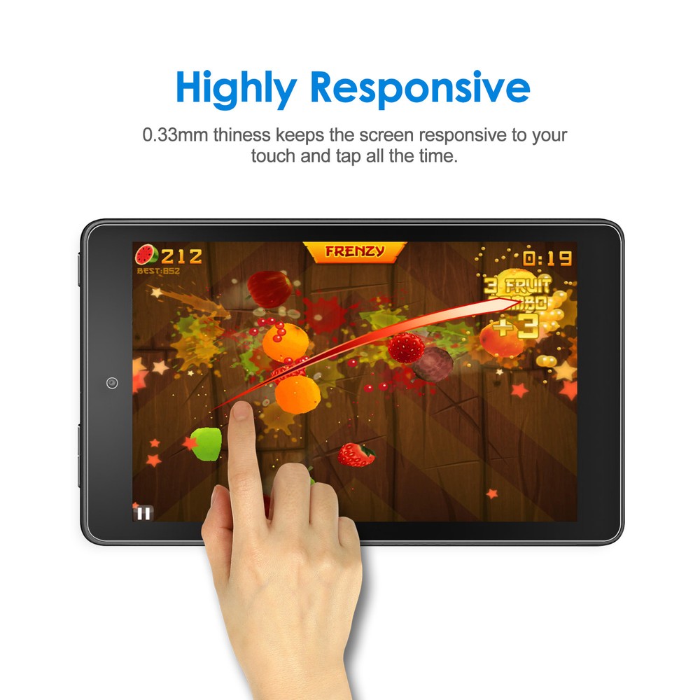 JETech Screen Protector for Amazon Fire HD 8 (2018, 2017 and 2016 Model)