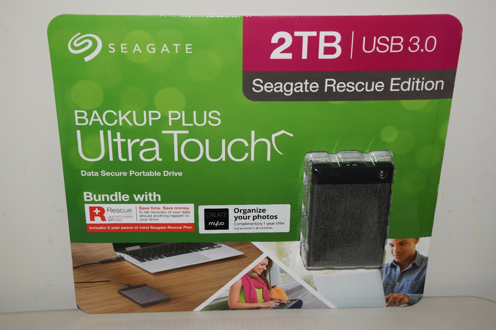 Seagate Backup Plus Ultra Touch Portable HD Drive 2TB /Laptop Tablet PC Computer