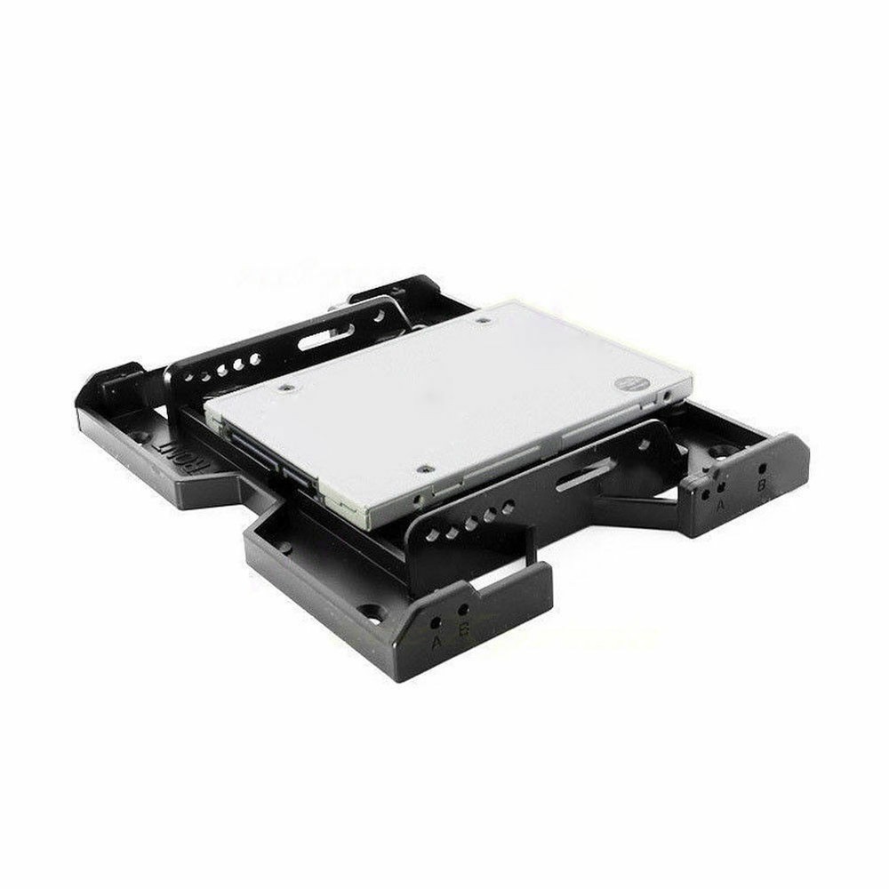 2PCS 2.5/3.5 to 5.25 Drive Bay Computer Case Adapter HDD Mounting Bracket