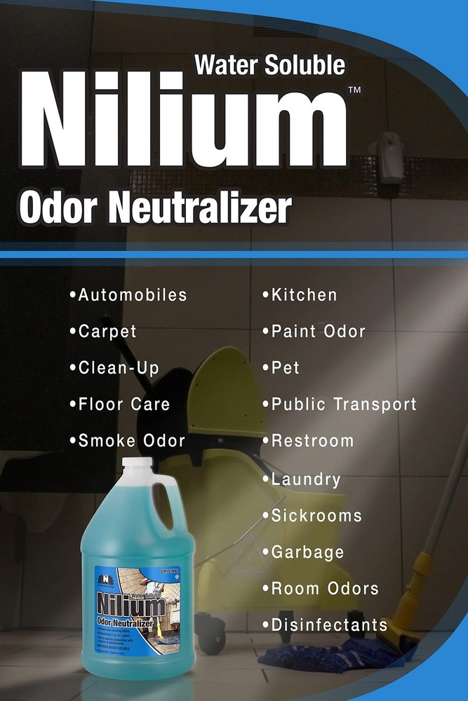 Nilium Water Soluble Odor Neutralizer concentrate by Nilodor, Original, 1 gal...
