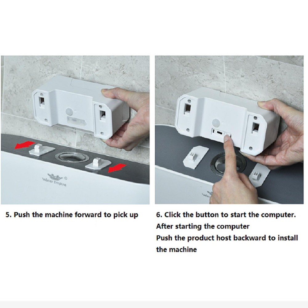Waterproof Automatic Toilet Flush Button Flusher Smart Sensor Toilet Flushing Q