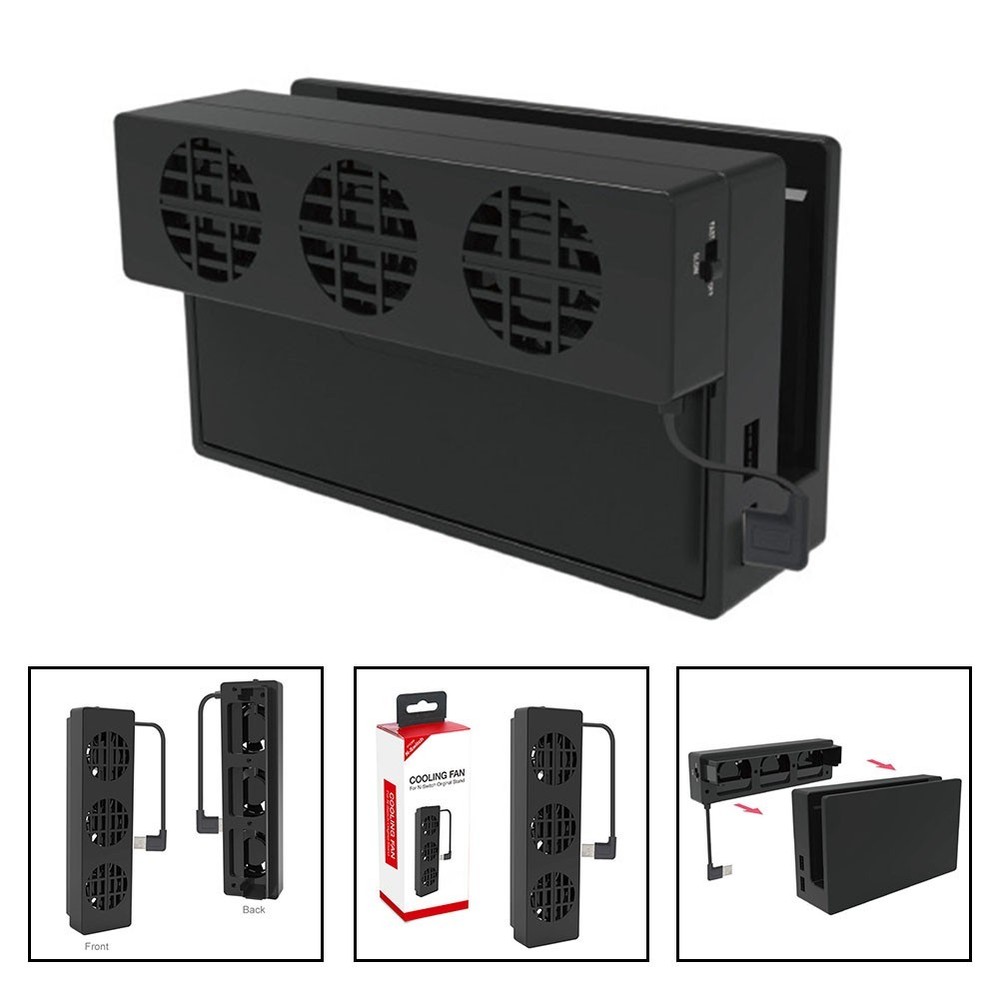 Lightweight Cooling Fan for Nintendo Switch Compact and Efficient Design