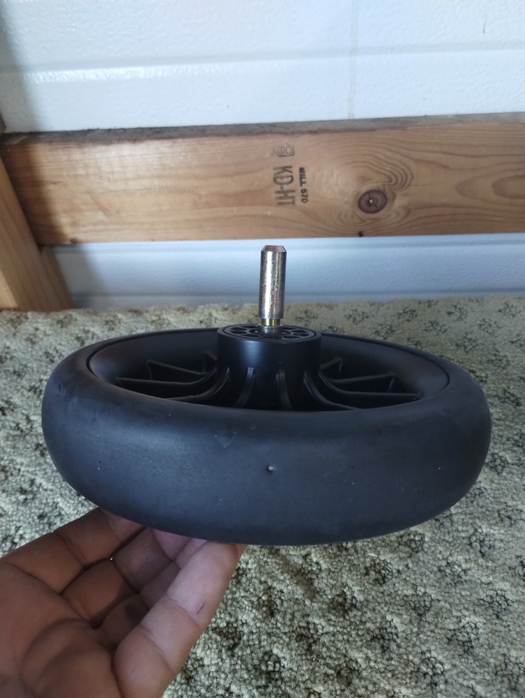 Evenflo Stroller Rear wheel only. Size 7-7/8"