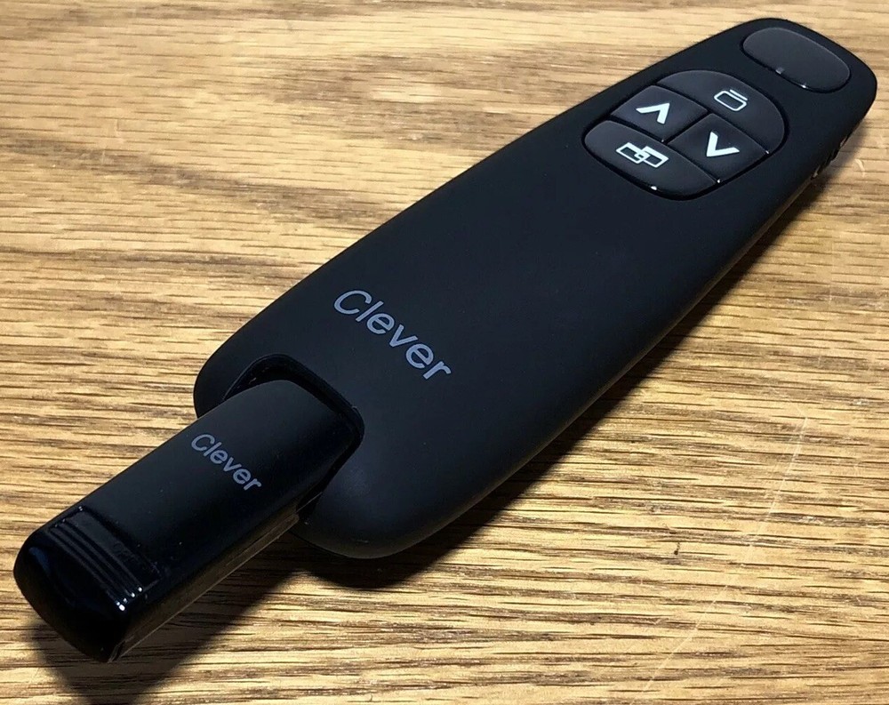 Clever Wireless Presentation Non Laser Pointer Remote Control C760 Black