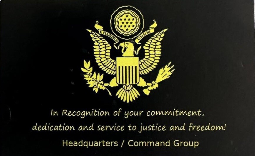 CIA Challenge Coin USA