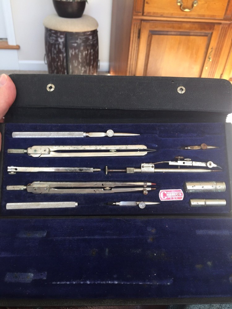 Vintage CHAROS NO-876 DRAFTING SET