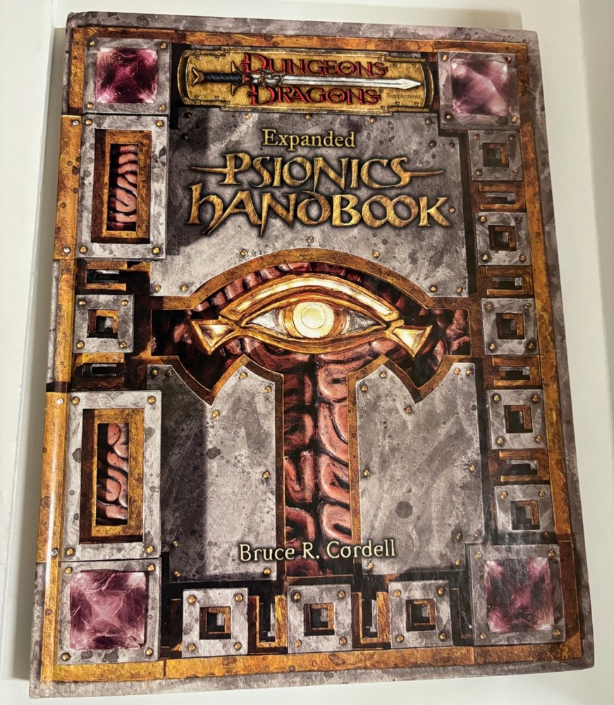 Dungeons & Dragons Expanded Psionics Handbook 1st Print 2004