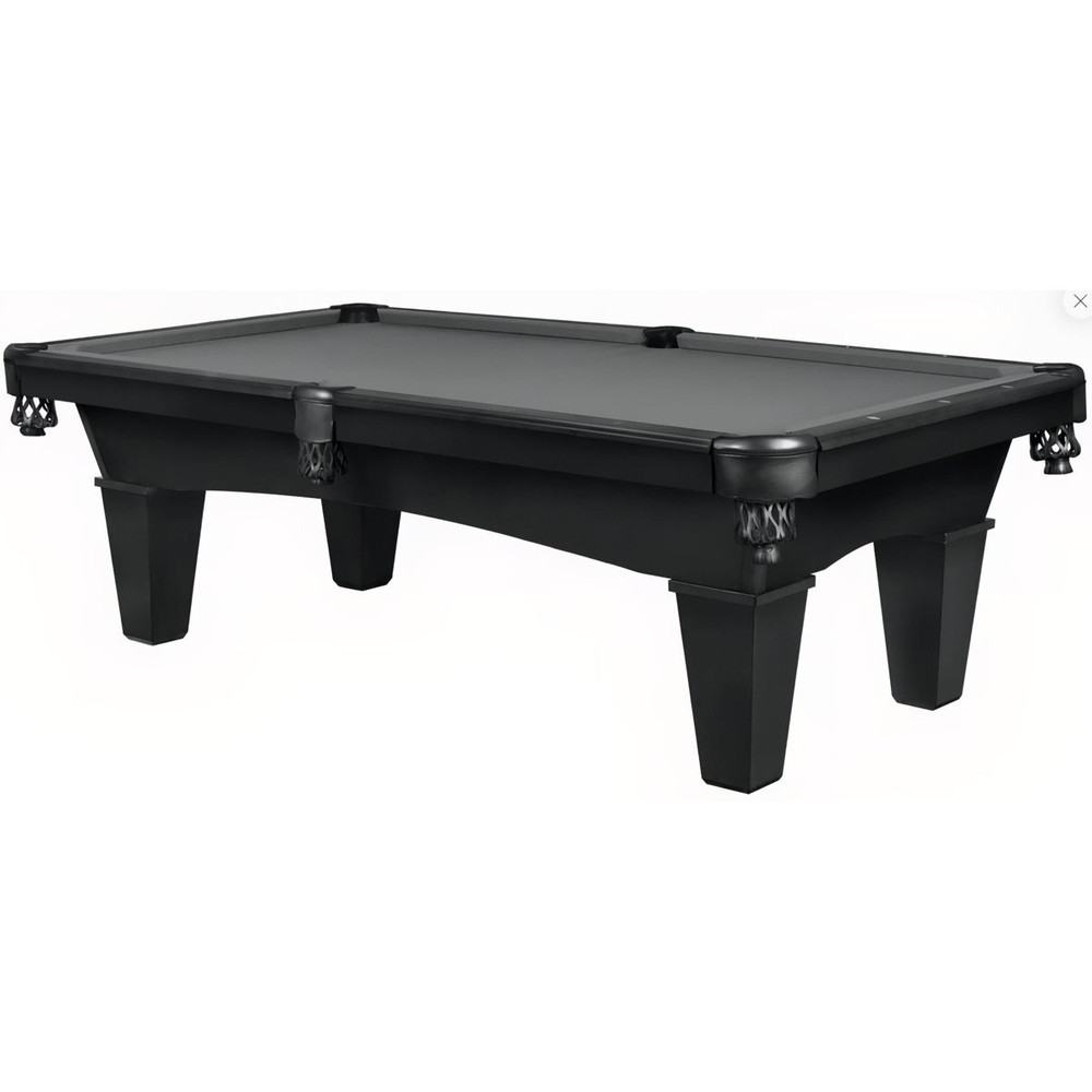 8' Mustang Pool Billiards Table - Raven - Black