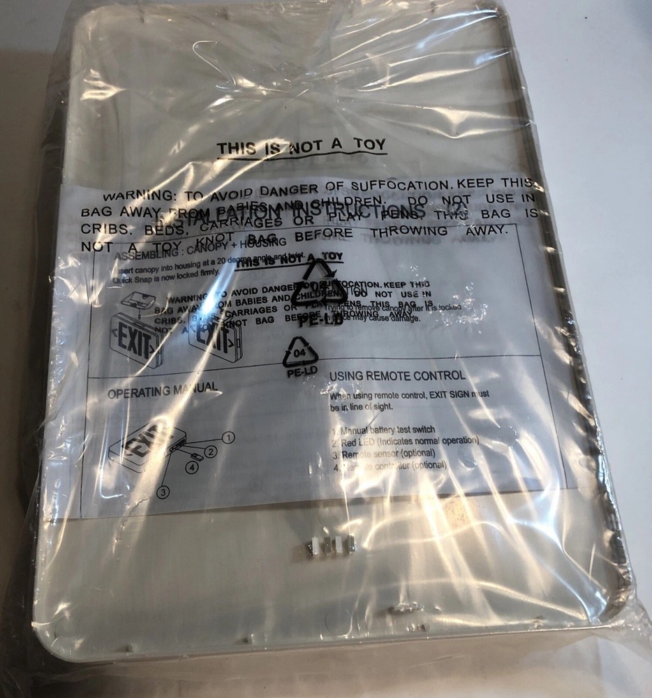 Lithonia Lighting Contractor Select Integrated LED White EXIT Sign Commercial