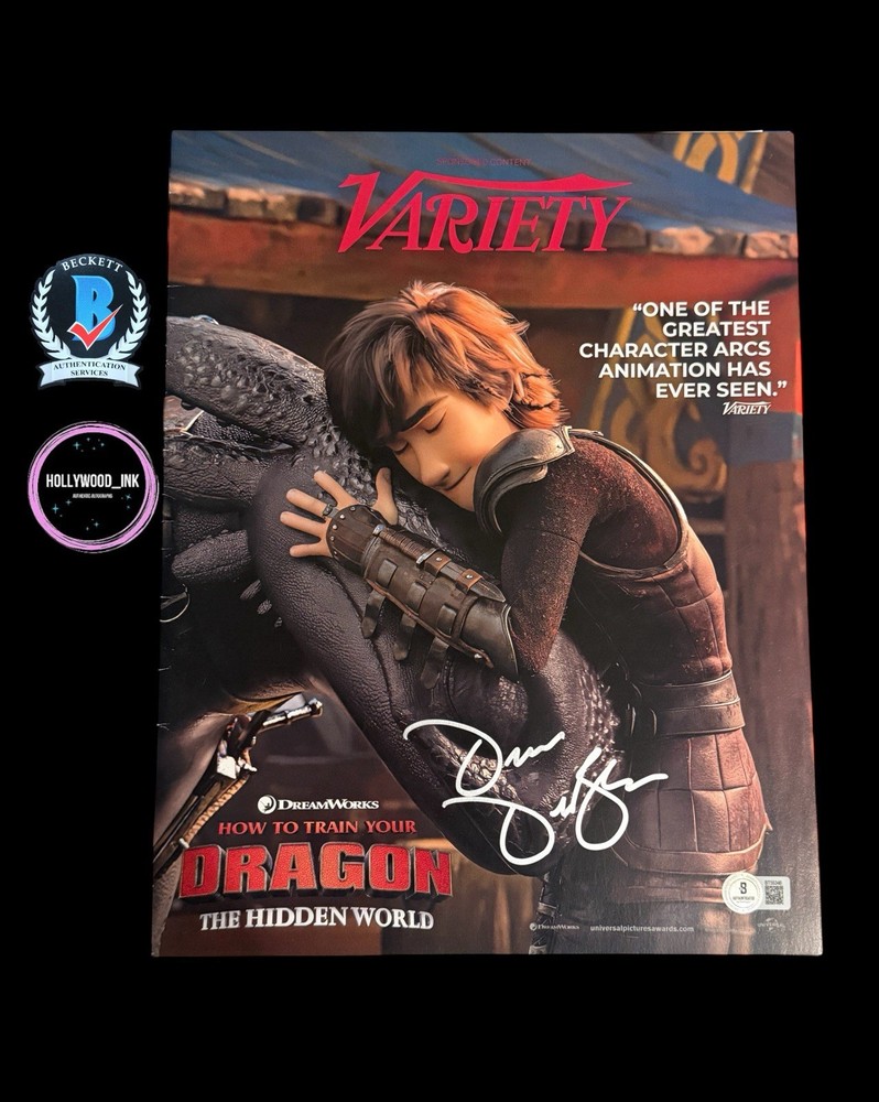 DEAN DEBLOIS SIGNED VARIETY PROGRAM HOW TO TRAIN YOUR DRAGON BECKETT BT55346