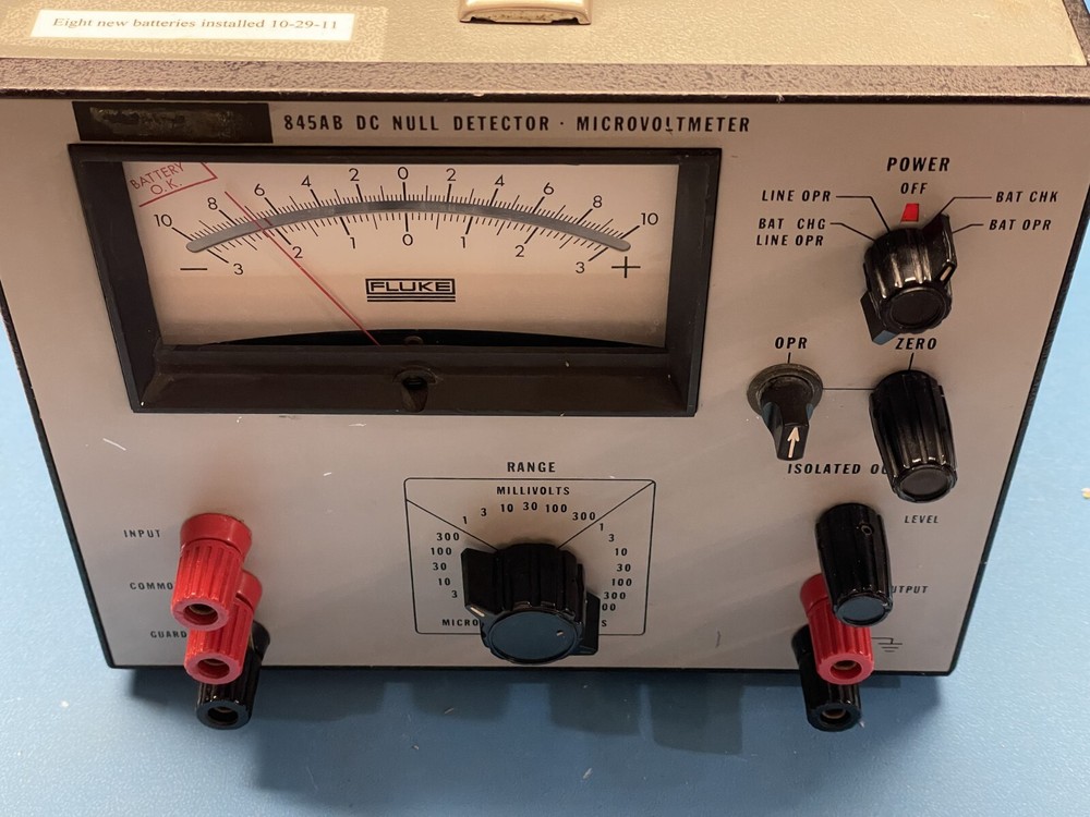 Fluke 845AB DC Null Detector