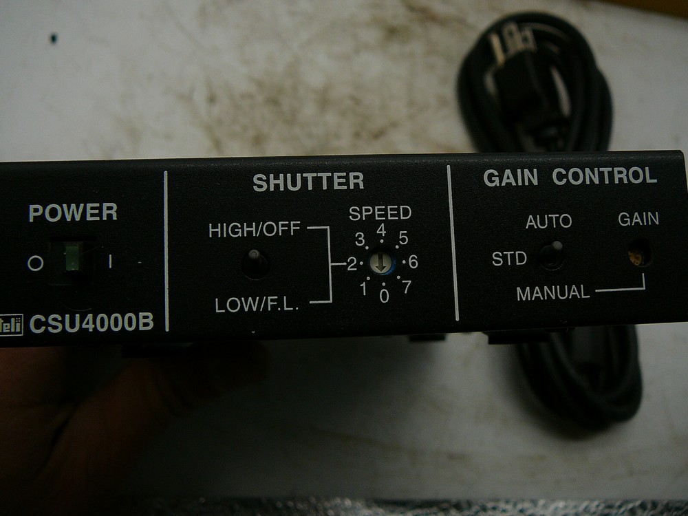 TOSHIBA TELI CORPORATION CSU4000B CCD CAMERA CONTROL UNIT SHUTTER & GAIN CONTROL