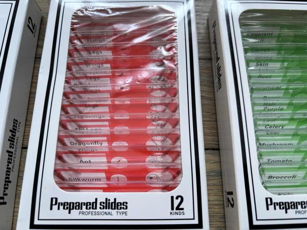 Specimen Prepared Slides For Kids Microscope Science Extra Slides