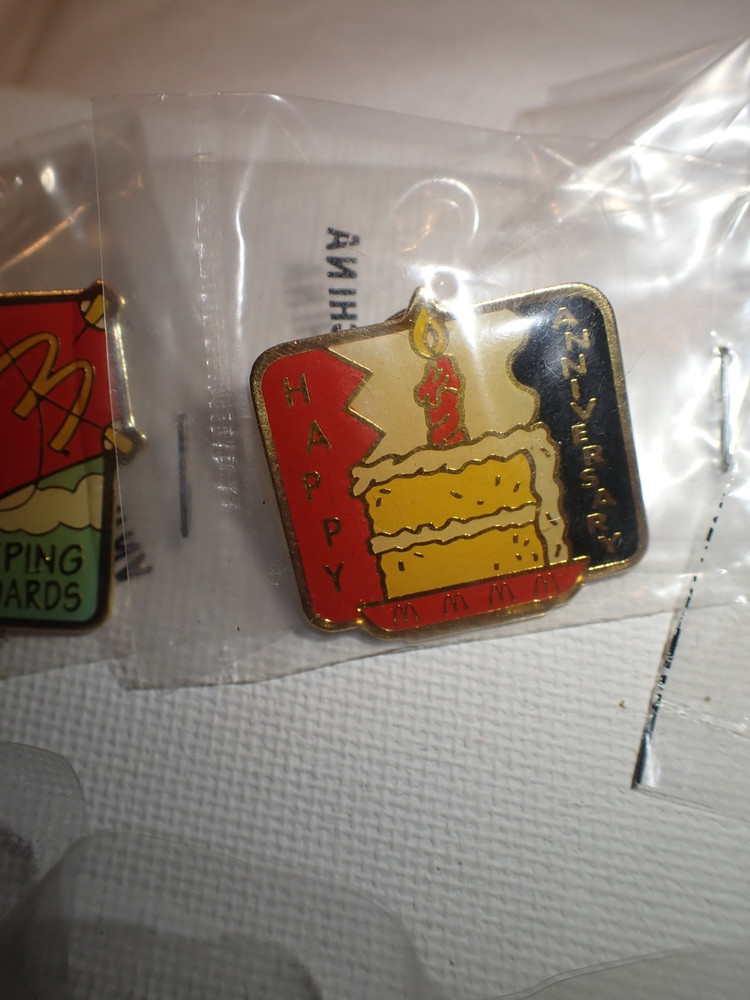 8 Assorted McDonalds Enamel Lapel Pins NIP NEW