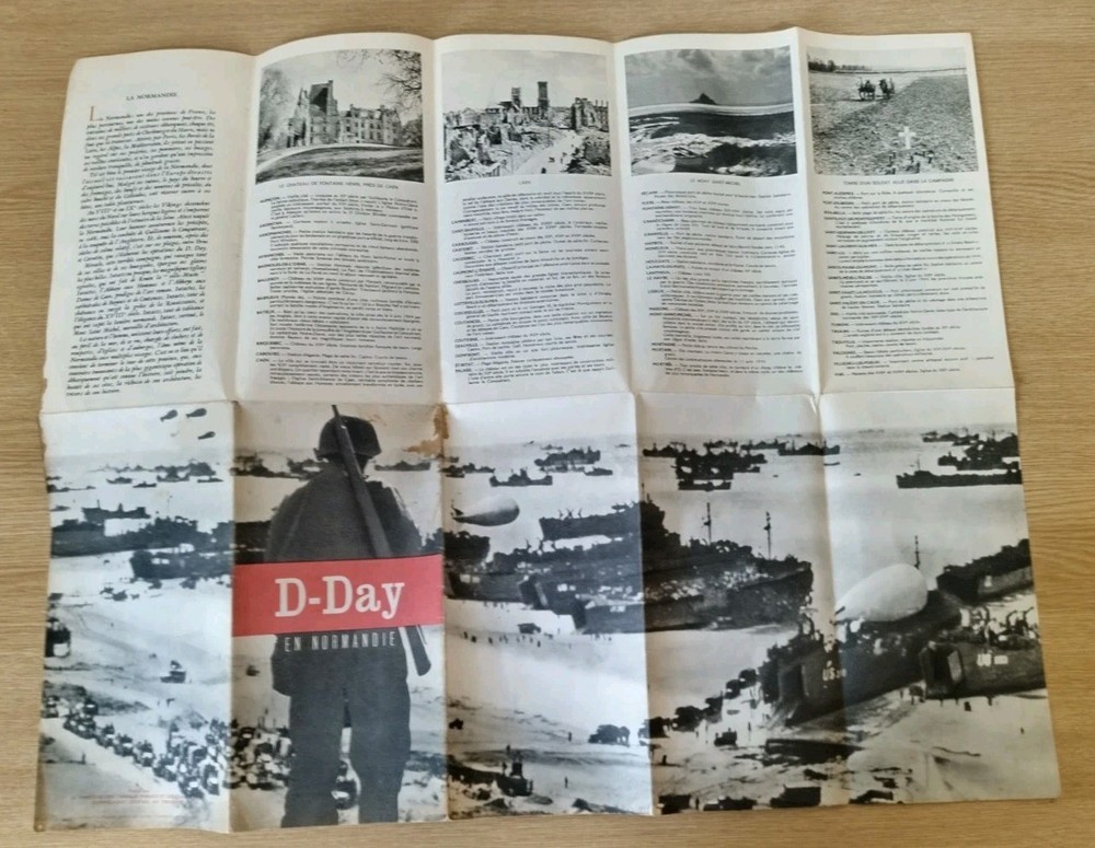 Pair Of D-Day Brochures/Maps