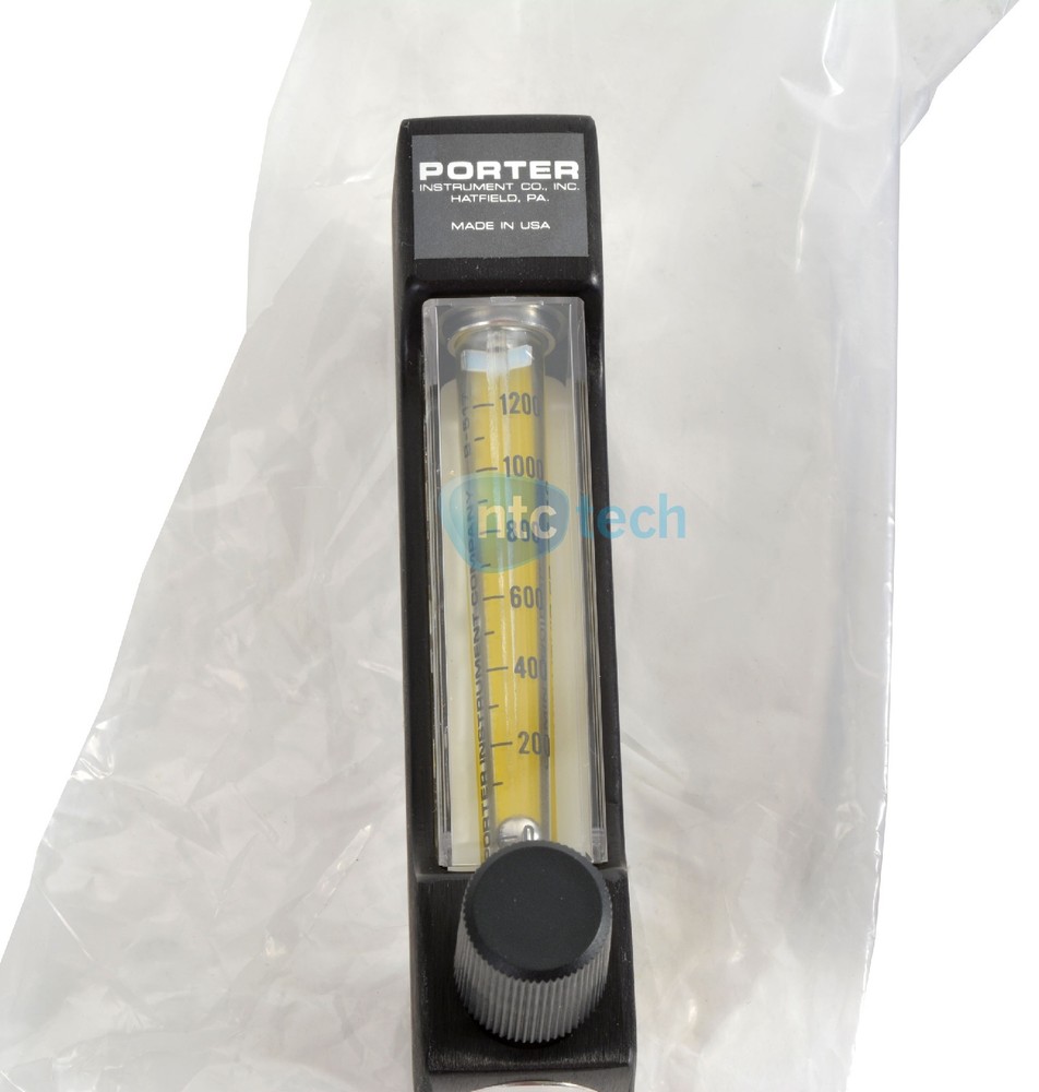 Porter Instrument B-517 Flow Gague w/ Variable Flow Setting Knob - New Open Box