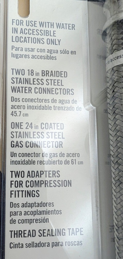 Everbilt Gas Water Heater Installation Kit - New & Complete - Lead-Free