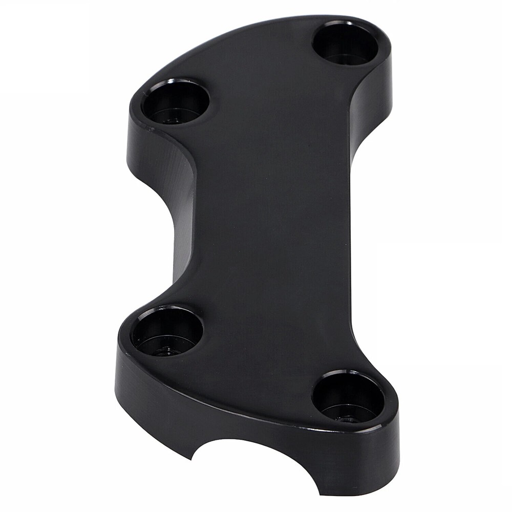4.5" Black Pullback Handlebar Risers + Top Clamp For Harley 1" Bar Sportster 883