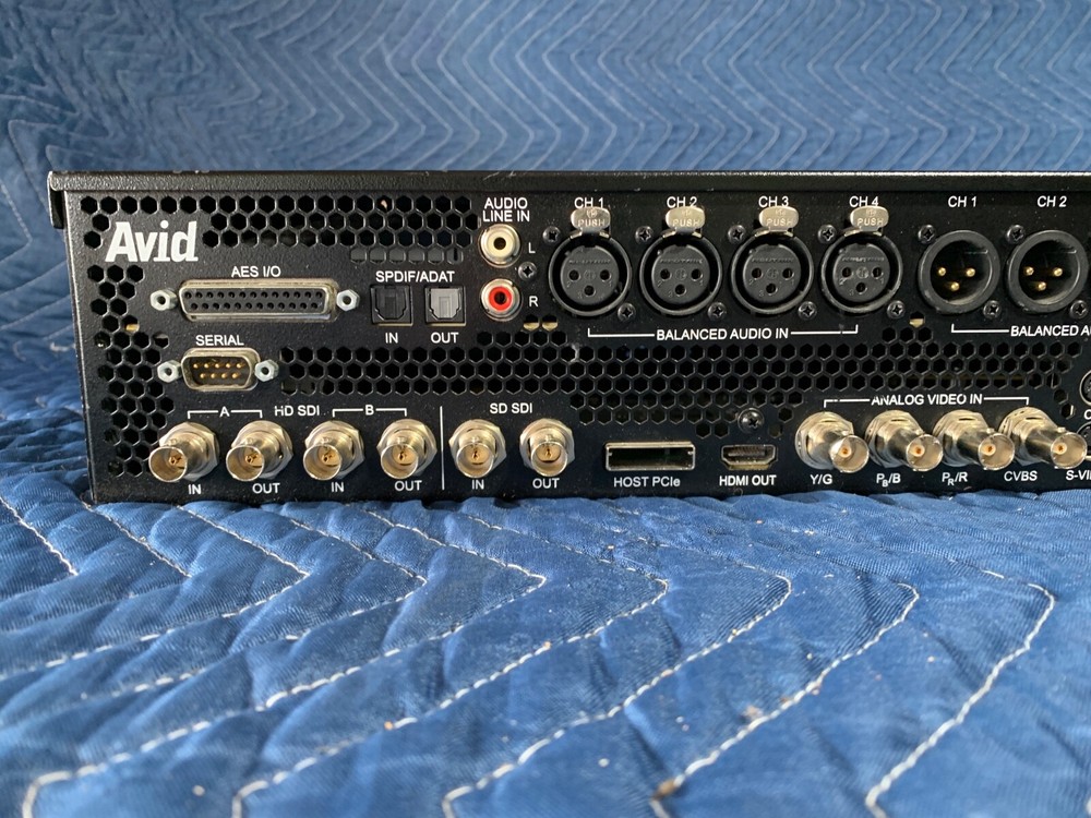 Avid Nitris DX I/O with Sonnet Thunderbolt converter