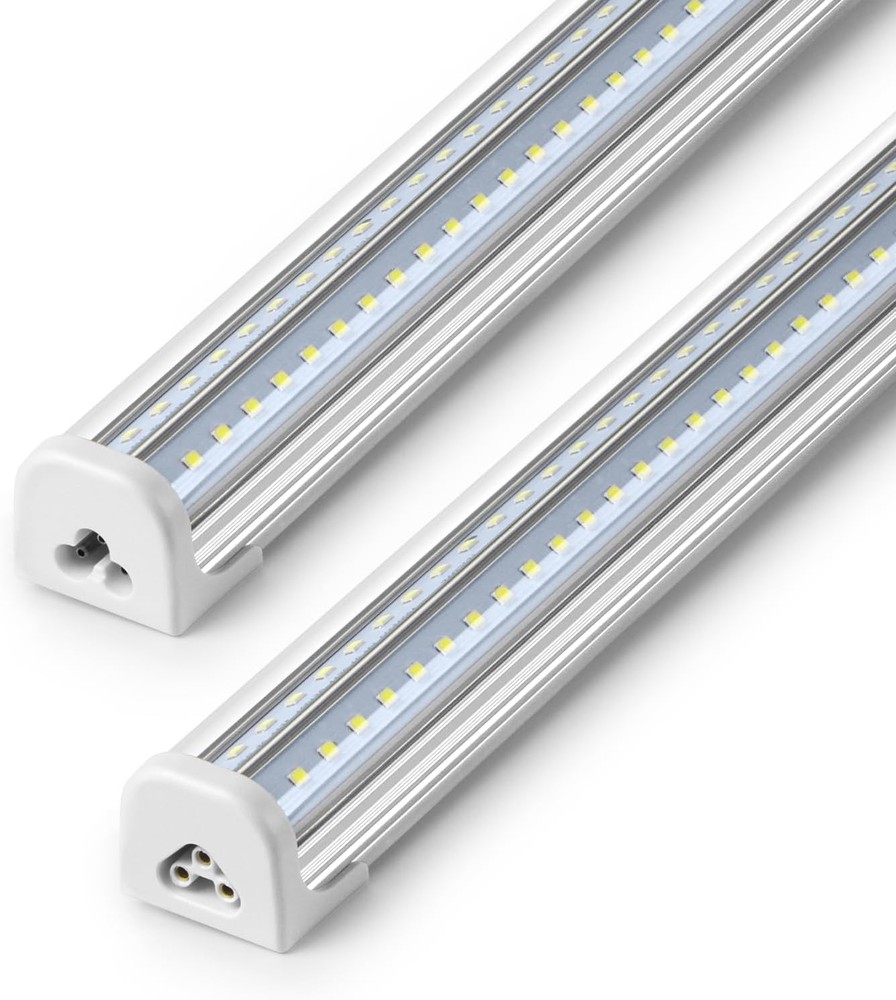 USB LED Car Interior Atmosphere Lamp Kit 4 Pcs Blue