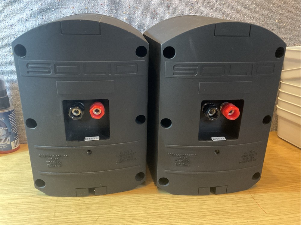 B&W Rock Solid Sounds Speaker Pair Worthing England