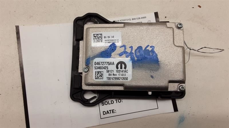 Camera/Projector Camera Front View Fits 17 PACIFICA 536282