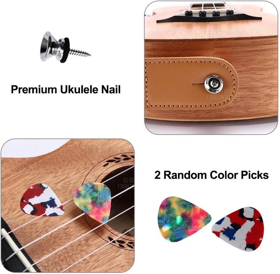 Ukulele Strap Adjustable Hawaiian Jacquard Woven Ukulele Shoulder Strap