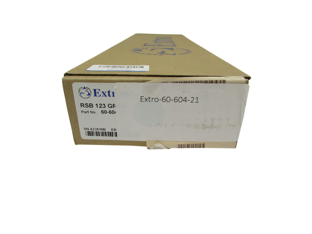 New Open Box Extron 60-604-21 1U 3.5" Basic Rack Shelf Mount