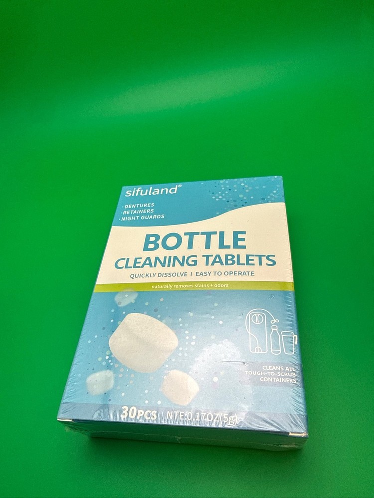 Water Bottle Cleaning Tablets – 30 Pack