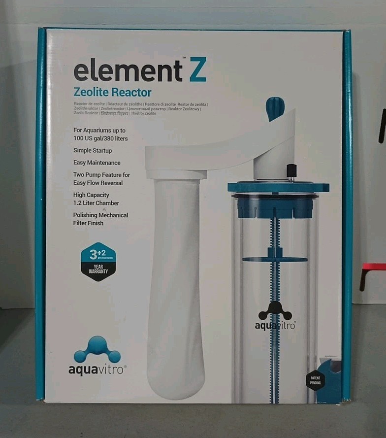 Aquavitro element Z Zeolite Reactor