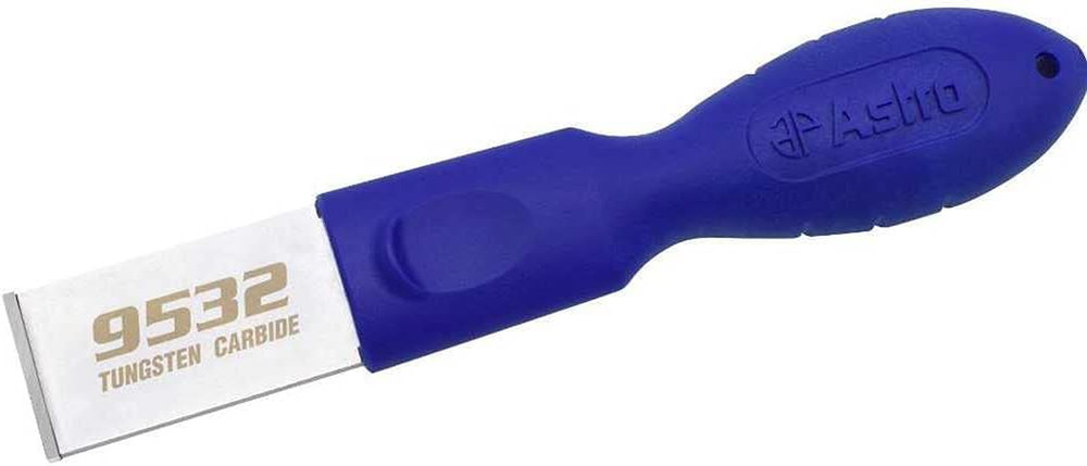 Astro Tools 9532 Tungsten Carbide Gasket Scraper, White, Rectangular