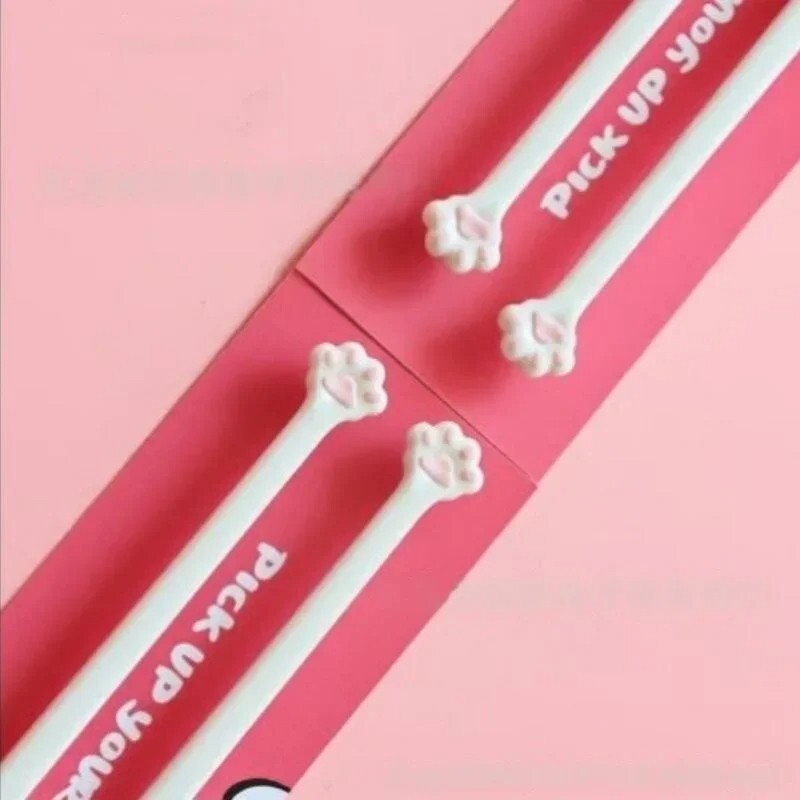 Cat Paw Chopsticks for Kids Learning Training Reusable Tableware Helper
