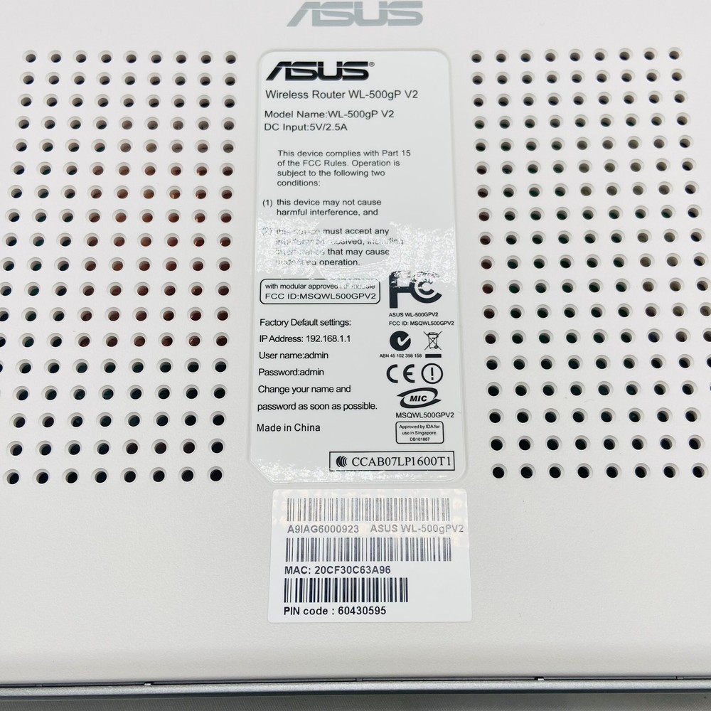 ASUS WL-520GU Wireless Router