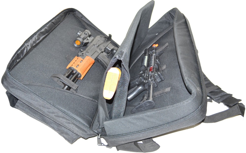 Olive Drab Explorer Tactical Triple Rifle Case Prone Shooting Mat Range Backpack