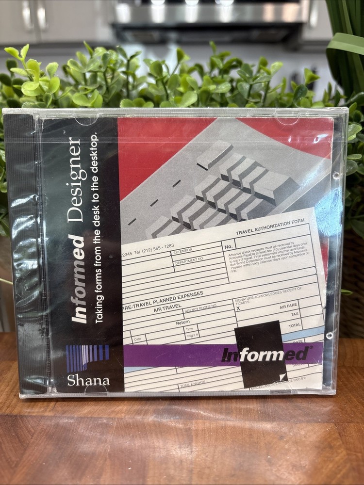 Shana Informed Designer CD-ROM Vintage Forms Software Windows NOS Sealed