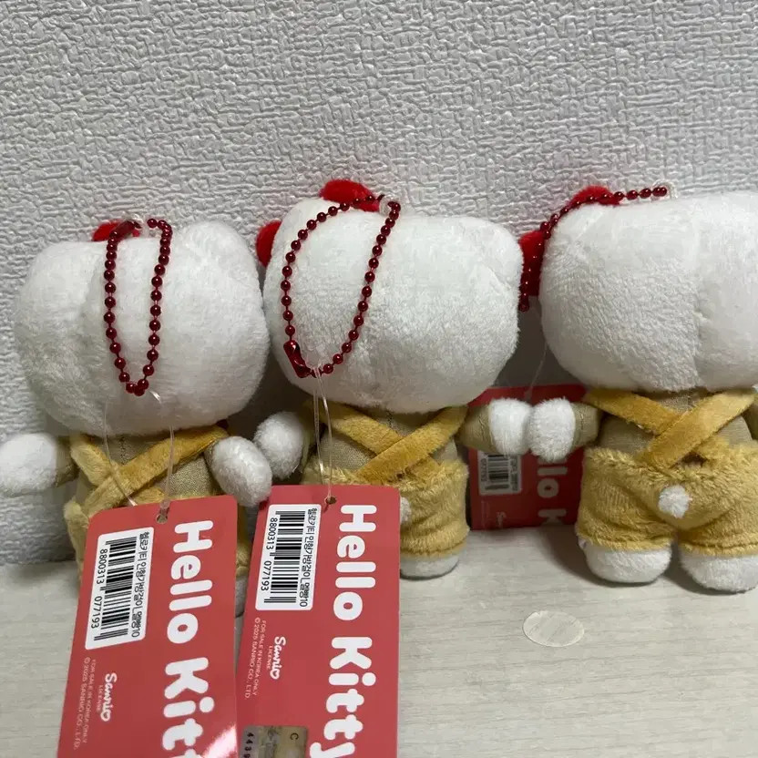 Hello Kitty Bear Costume Keychain - Genuine