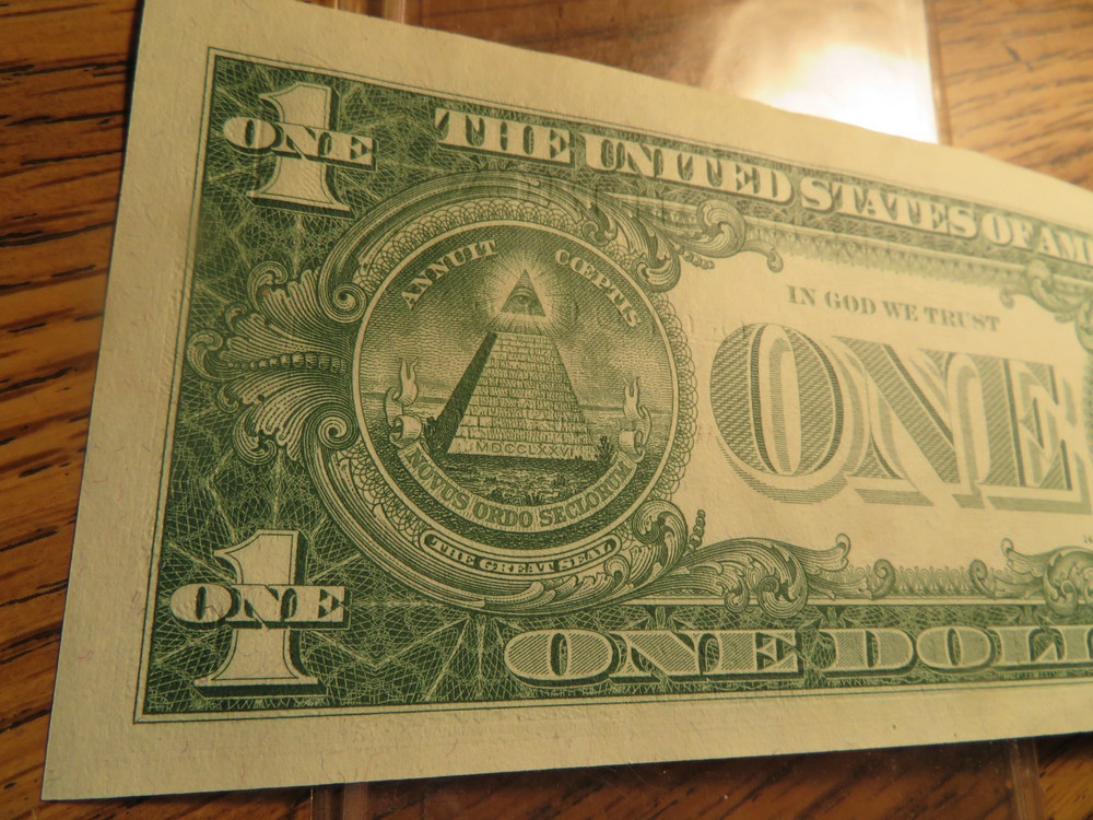 Two (2) 1957 Silver Certificate Dollar Star Notes Consecutive #'s Crisp
