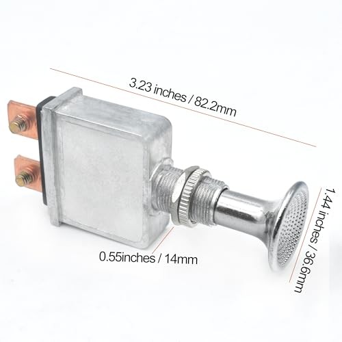 Heavy Duty 75 Amp Push/Pull Switch 6-28V DC 12 Volt 75A SPST, 2 Position On
