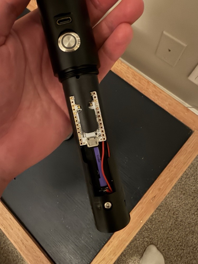 Pixel-proffie lightsaber