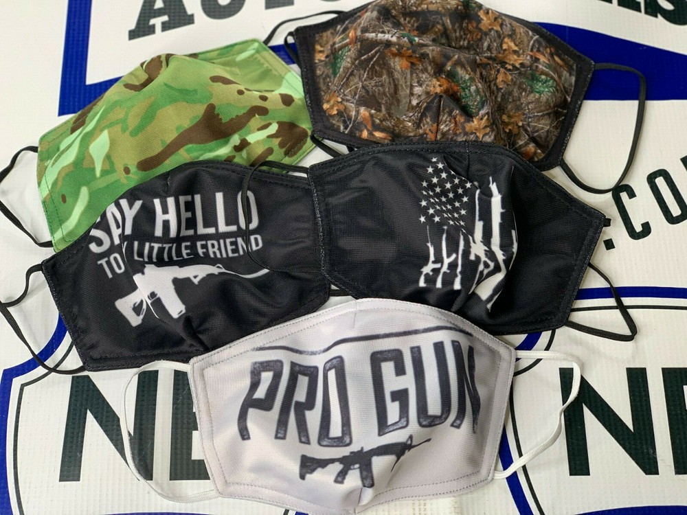 Pro Gun Camo Face Mask 2nd Amendment Rights