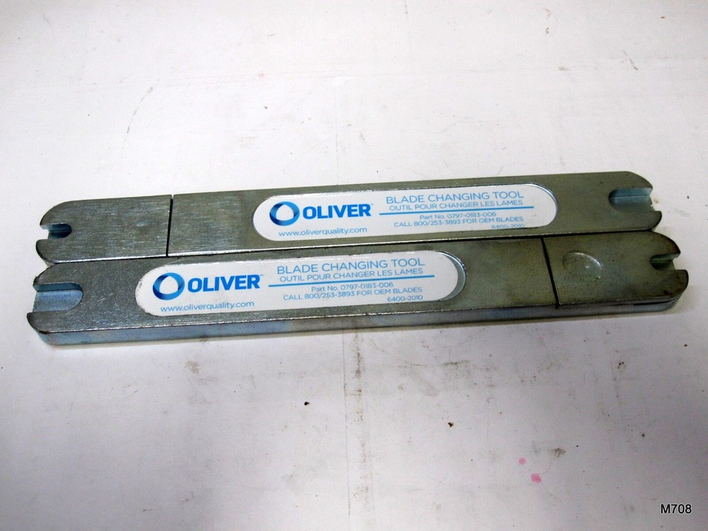 2-QTY OLIVER Blade Changing Tool 0797-0183-006